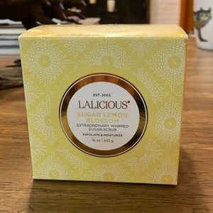 Sugar Lemon Blossom whipped sugar scrub by LALICIOUS
